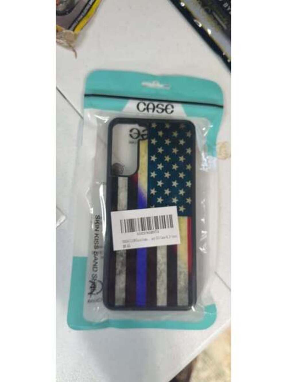 ZHECAILLAN S21 Case Thin Blue Line Flag